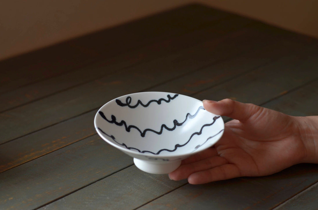 Hakusan Hasami Flat Bowl