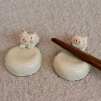 Seto Ware Animal Chopstick Rest