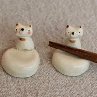 Seto Ware Animal Chopstick Rest