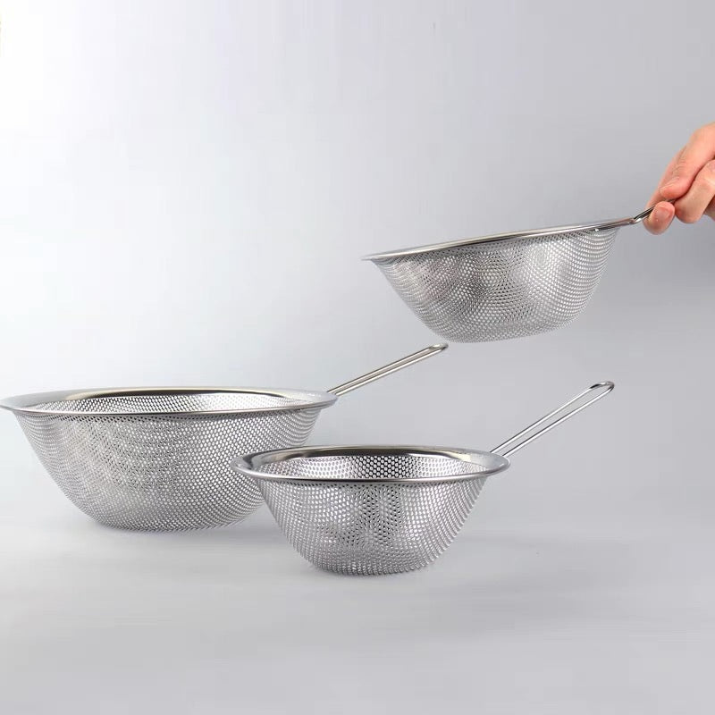 Sori Yanagi Stainless Strainer w Handle - 23cm