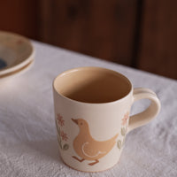 Buncho Pottery Duck and flower mug