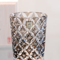 Kagami Crystal - Whiskey glass Edo Kiriko "Circle Mesh" By Satoshi Nabetani, Master of traditional crafts