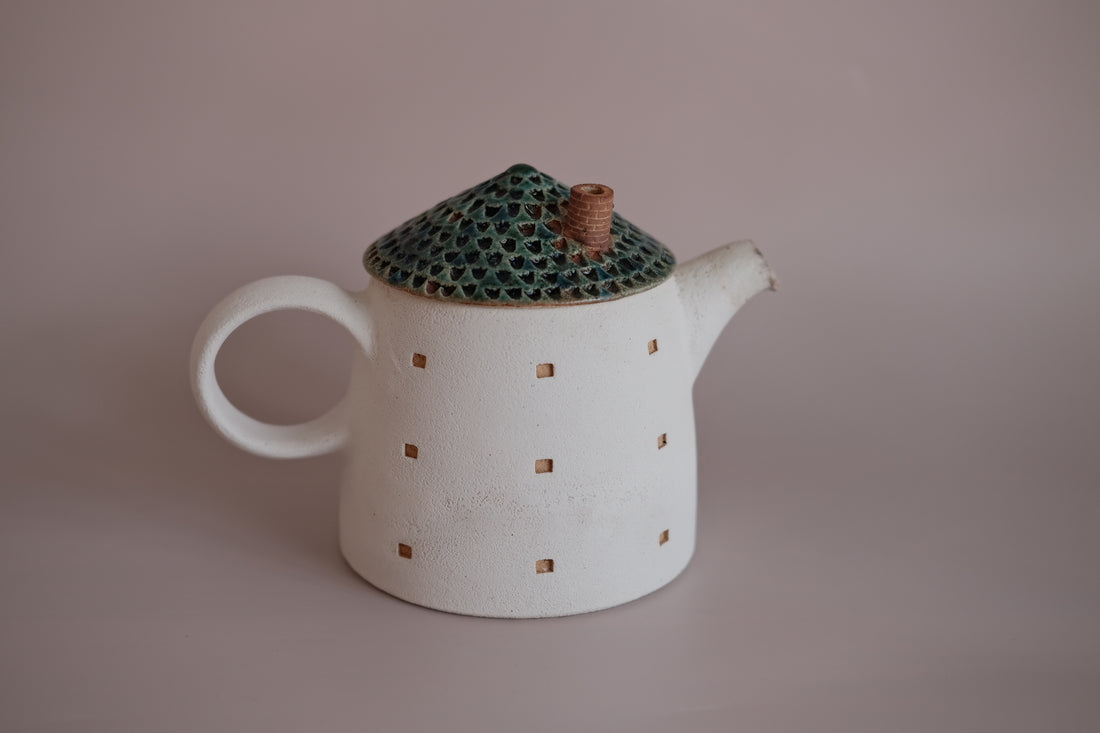 Forest Seed Pottery Ceramic Clay House Tea Pot