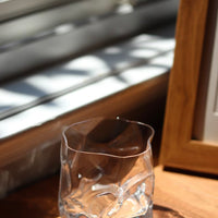 Crumple Oldfashion Crinkle Glass Tumbler