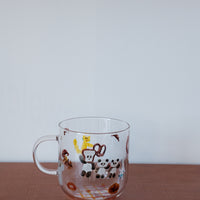 Cyilabo Chika Sakaguchi Glass Mug Bread