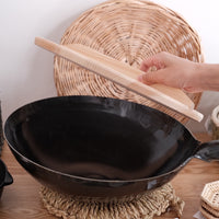 Yamada Kogyosho 山田工業所 Wooden Handle Wok