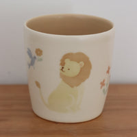 Buncho Pottery Lion Tea Cup