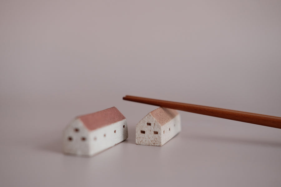 Forest Seed Pottery Ceramic Clay House Chopsticks Rest