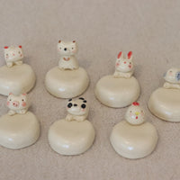 Seto Ware Animal Chopstick Rest