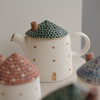 Forest Seed Pottery Ceramic Clay House Tea Pot