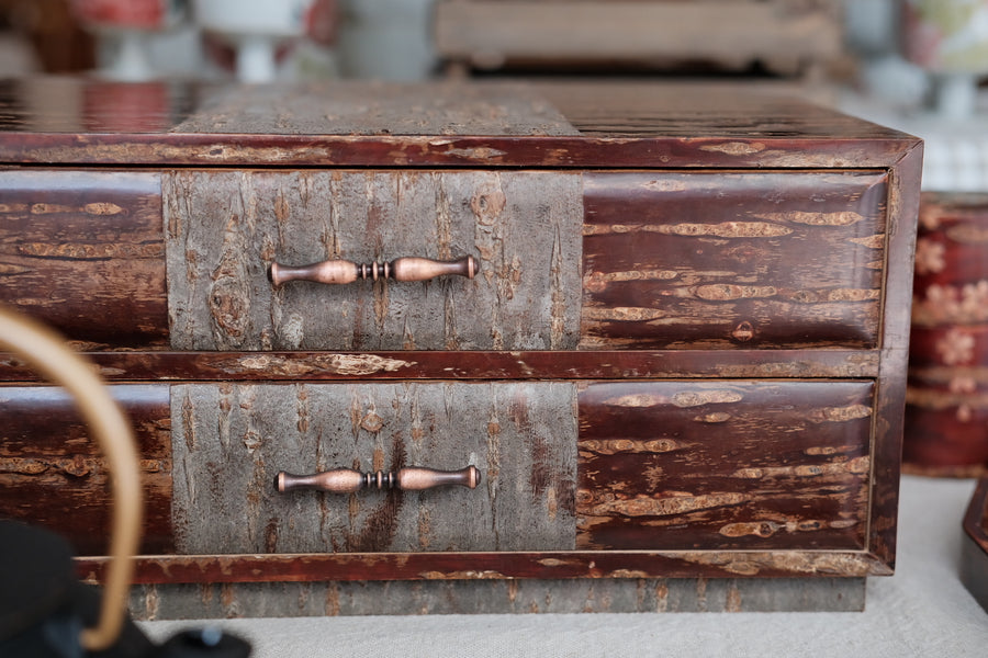 Yatsuyanagi  Akita Cherry Bark Work Storage Box