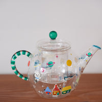 hina hiyo club Glass Teapot #2