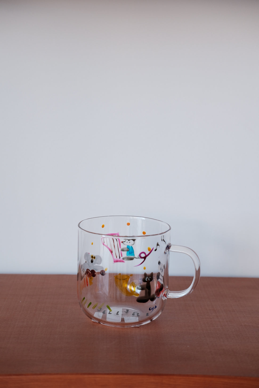 Cyilabo Chika Sakaguchi Glass Mug Panda Koala