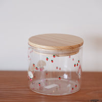 hina hiyo club Glass Container w Lid