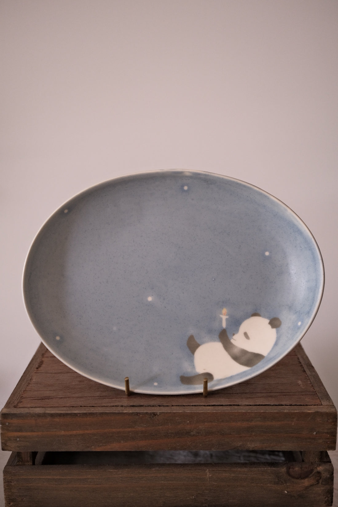 Shibata Ayami Ceramic Oval Plate M