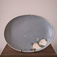 Shibata Ayami Ceramic Oval Plate M