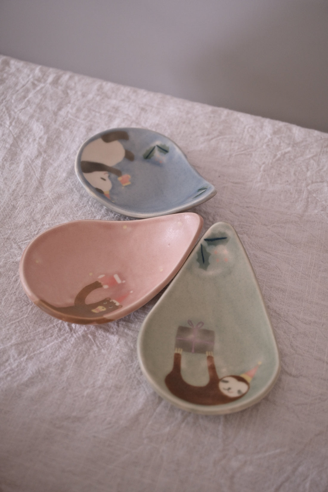 Shibata Ayami Ceramic Rain Drop Mini Plate