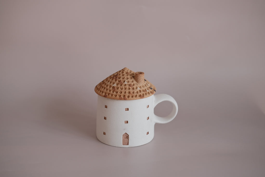 Forest Seed Pottery Ceramic Clay House Mug