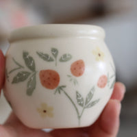 Buncho Pottery Mini Strawberry Vase