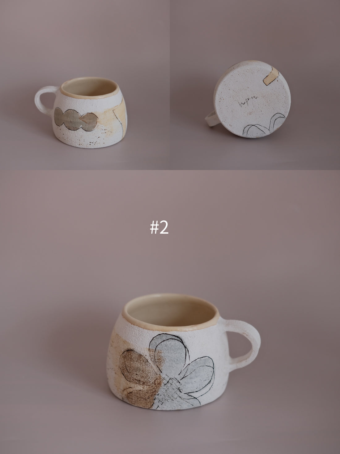 Hapun Pottery colorful series mug