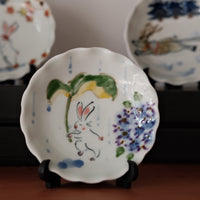 Arita Ware Handmade Bunny Birth Month Small Plate