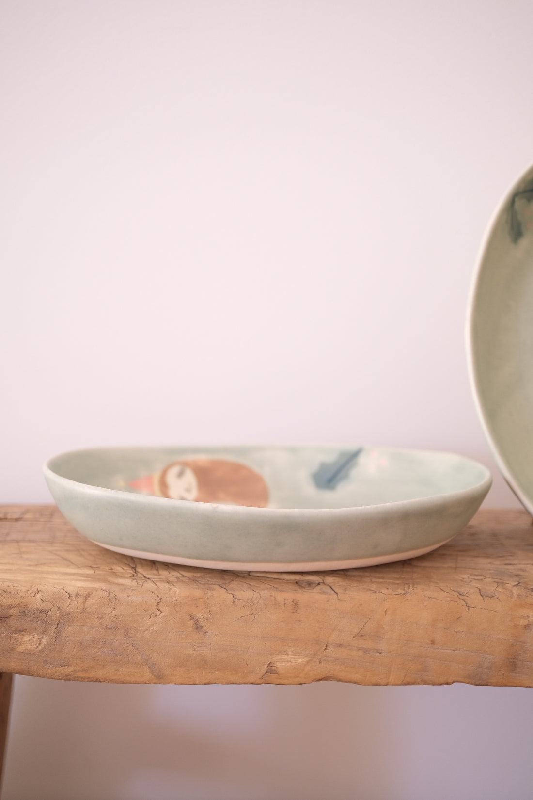 Shibata Ayami Ceramic Oval Plate S