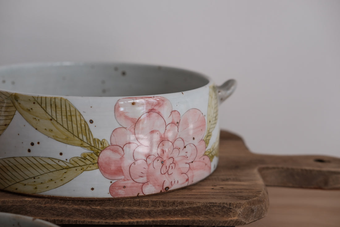 Cool Banana Bowl with Flower Handle