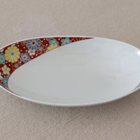 Kutani Ware Oval Plate