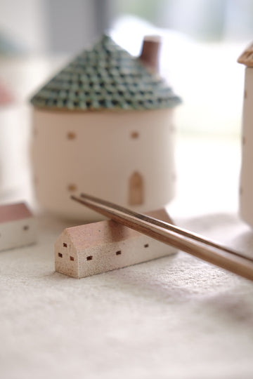 Forest Seed Pottery Ceramic Clay House Chopsticks Rest