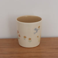 Buncho Pottery Lion Tea Cup