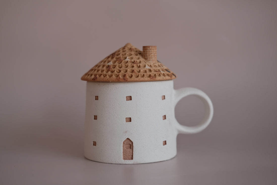 Forest Seed Pottery Ceramic Clay House Mug