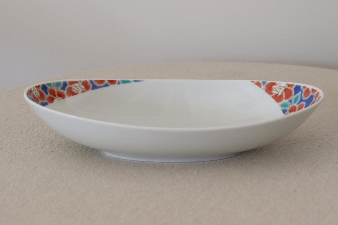 Kutani Ware Oval Plate