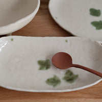 Japanese Shunryoku Green Leaf Large Plate Collection