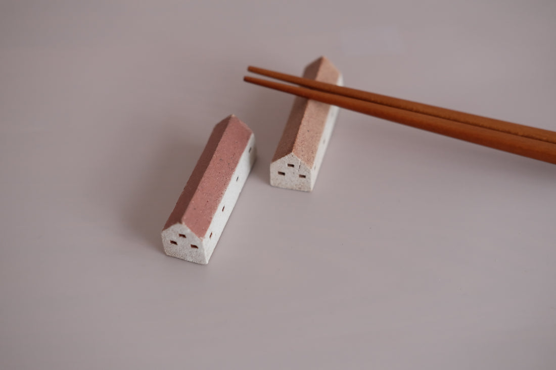 Forest Seed Pottery Ceramic Clay House Chopsticks Rest