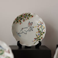 Arita Ware Handmade Bunny Birth Month Small Plate