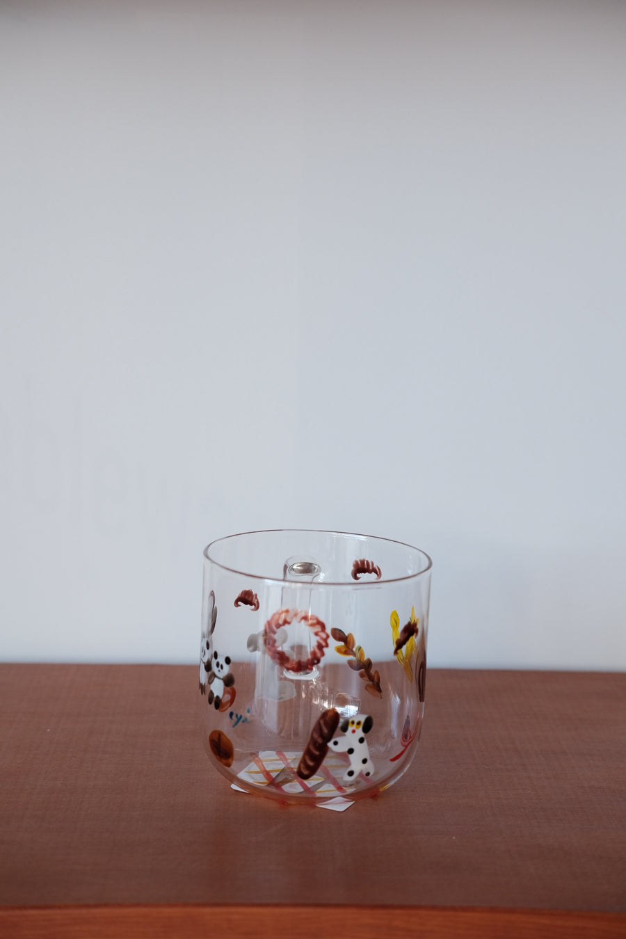 Cyilabo Chika Sakaguchi Glass Mug Bread