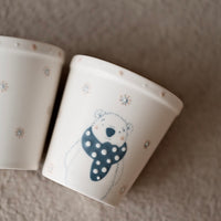 Cute Chubby Bear w Scarf Ceramic Cup