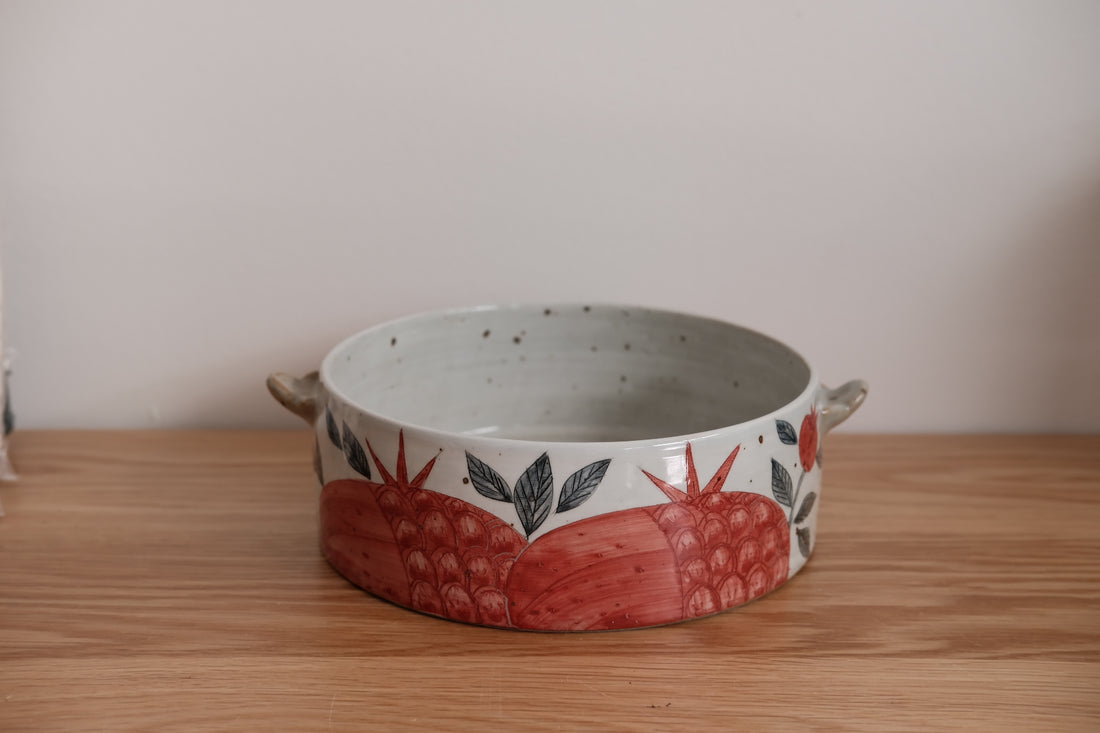 Cool Banana Bowl with Flower Handle