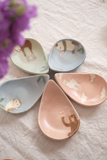 Shibata Ayami Ceramic Rain Drop Mini Plate