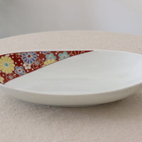 Kutani Ware Oval Plate