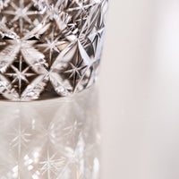 Kagami Crystal - Whiskey glass Edo Kiriko "Circle Mesh" By Satoshi Nabetani, Master of traditional crafts