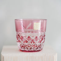 Kagami Crystal - A Pair of Sake Glasses, Edo Kiriko "Yui"