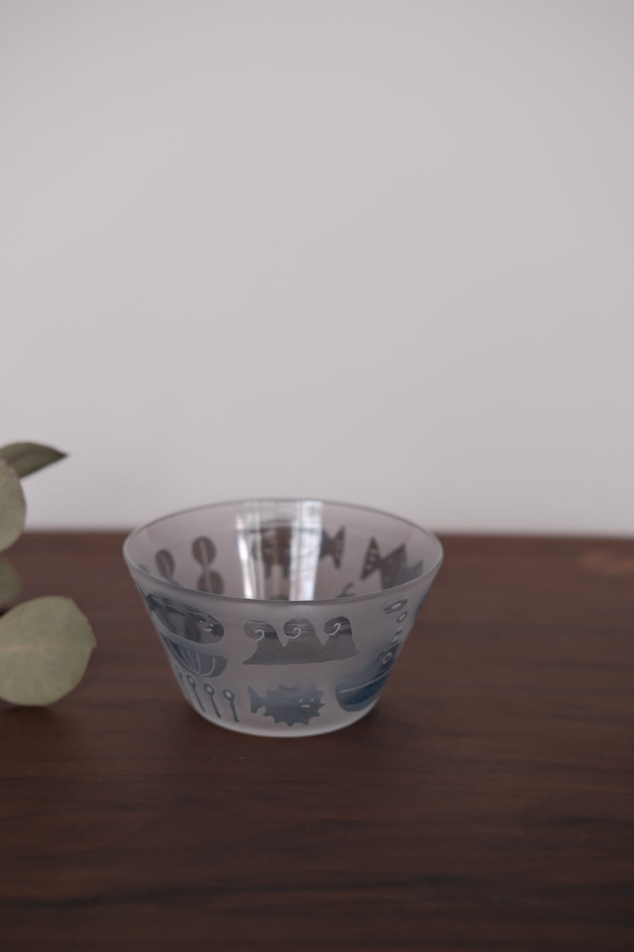 Sala Watanabe Glass Blue Bowl Small