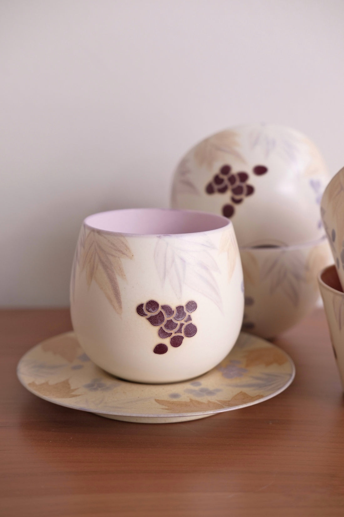 Purple Grape Coffee Cup & Saucer Collection