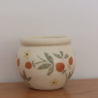 Buncho Pottery Mini Strawberry Vase