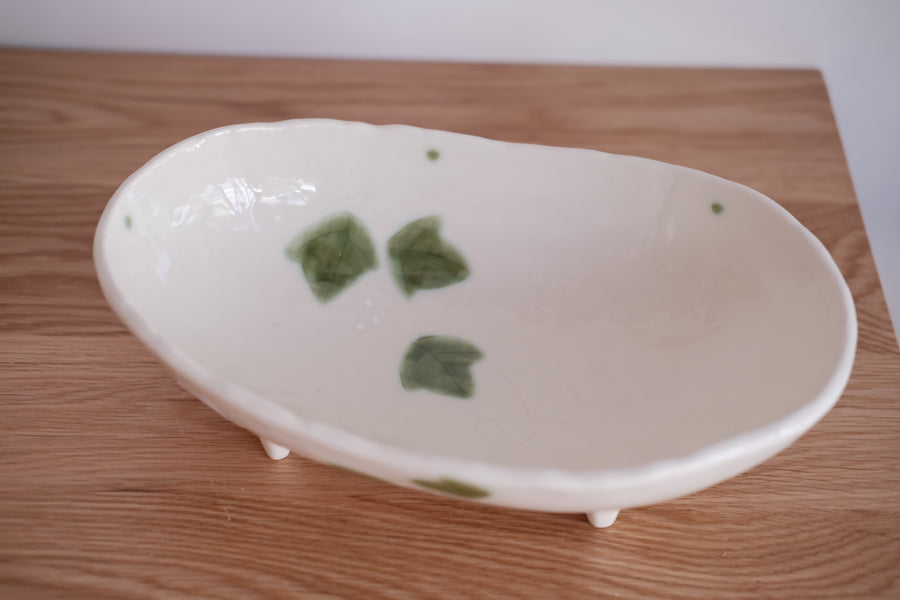 Japanese Shunryoku Green Leaf Large Plate Collection