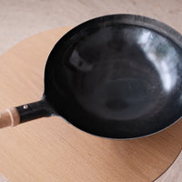 Yamada Kogyosho 山田工業所 Wooden Handle Wok