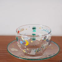 hina hiyo club Glass Coffee Cups w Sacuer #3