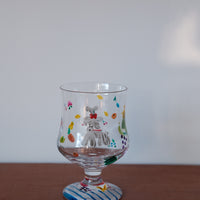 Cyilabo Chika Sakaguchi Glass Parfait Cup - Schnauzer