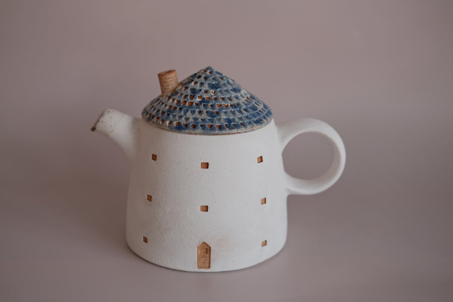 Forest Seed Pottery Ceramic Clay House Tea Pot